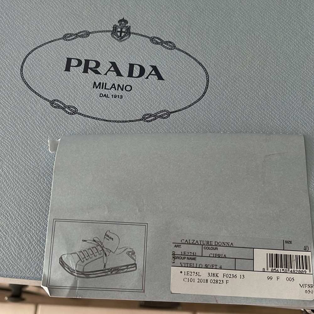 Prada Vitello sneakers I very good condition - Picture 8 of 10